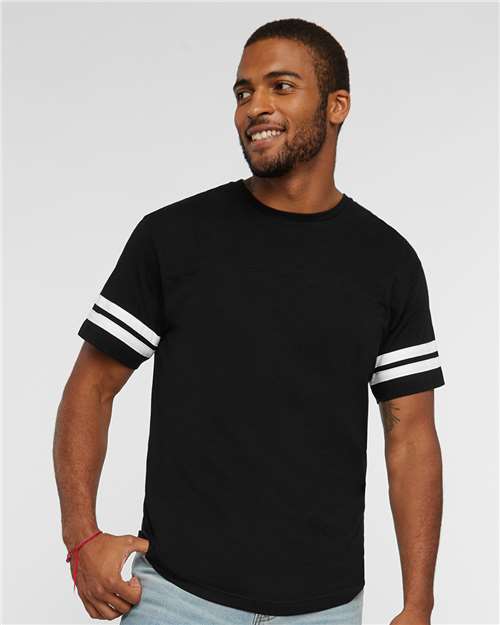 Men's Football Fine Jersey Crewneck Short Sleeve Tee