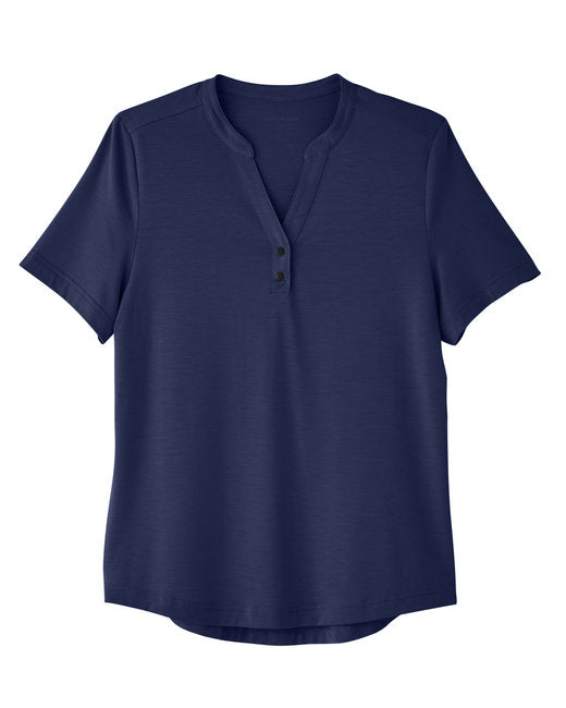 North End® Ladies JAQ Snap Up Stretch Performance Polo