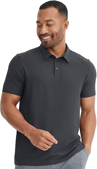North® End Men's JAQ Snap-Up Stretch Performance Polo