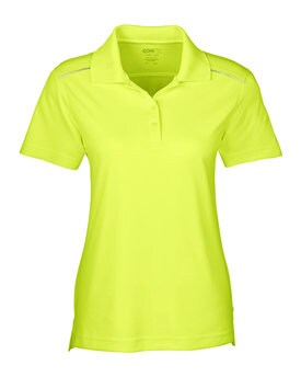 CORE® Ladies Radiant Performance Piqué Polo with Reflective Piping