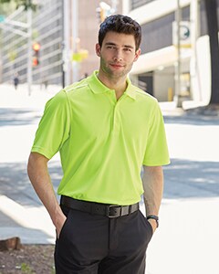 CORE® Men's Radiant Performance Piqué Polo with Reflective Piping
