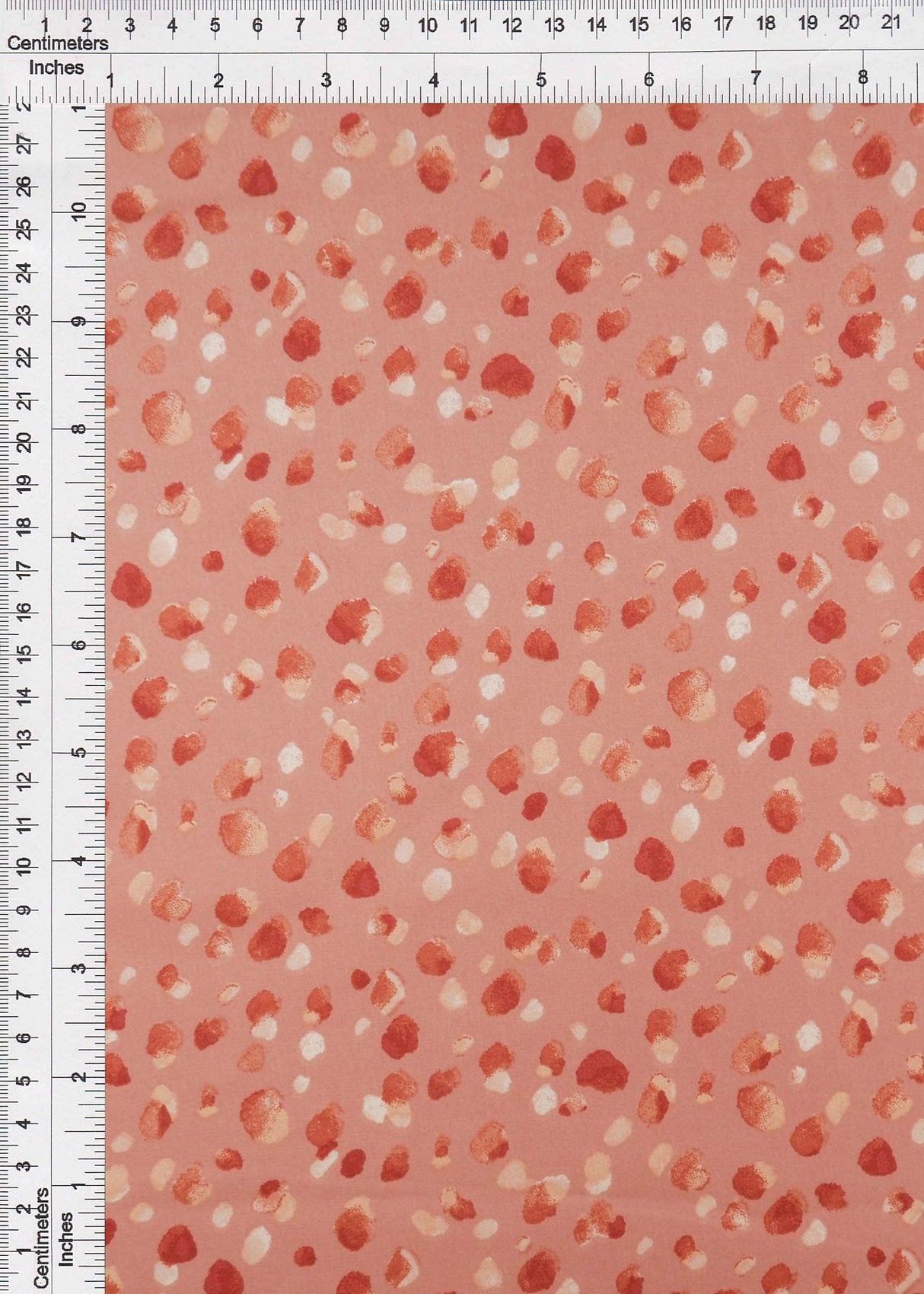 Satin Abstract Animal Print Fabric Mauve
