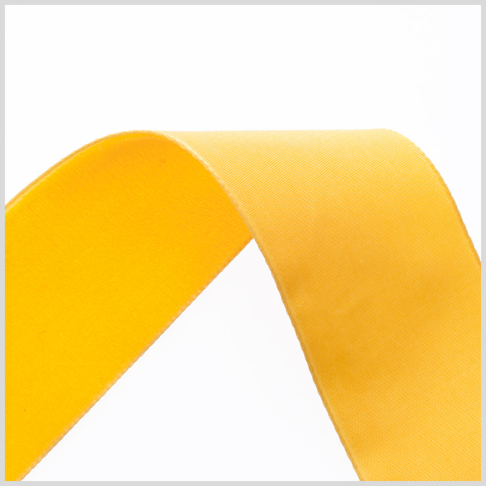 1.375" Maize Nylon Velvet Ribbon