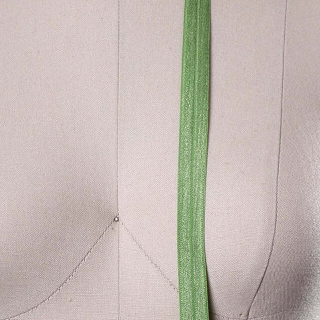 5/8" Apple Green Fold Over Elastic Trim 3 Yards