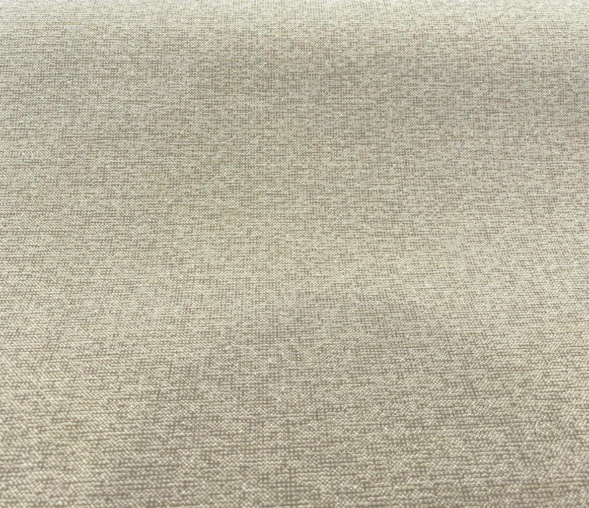 Borealis Stitch Natural Chenille Fabric - Natural With Hints Of Antique Gold And Gray, 54" Width (1 Yard)