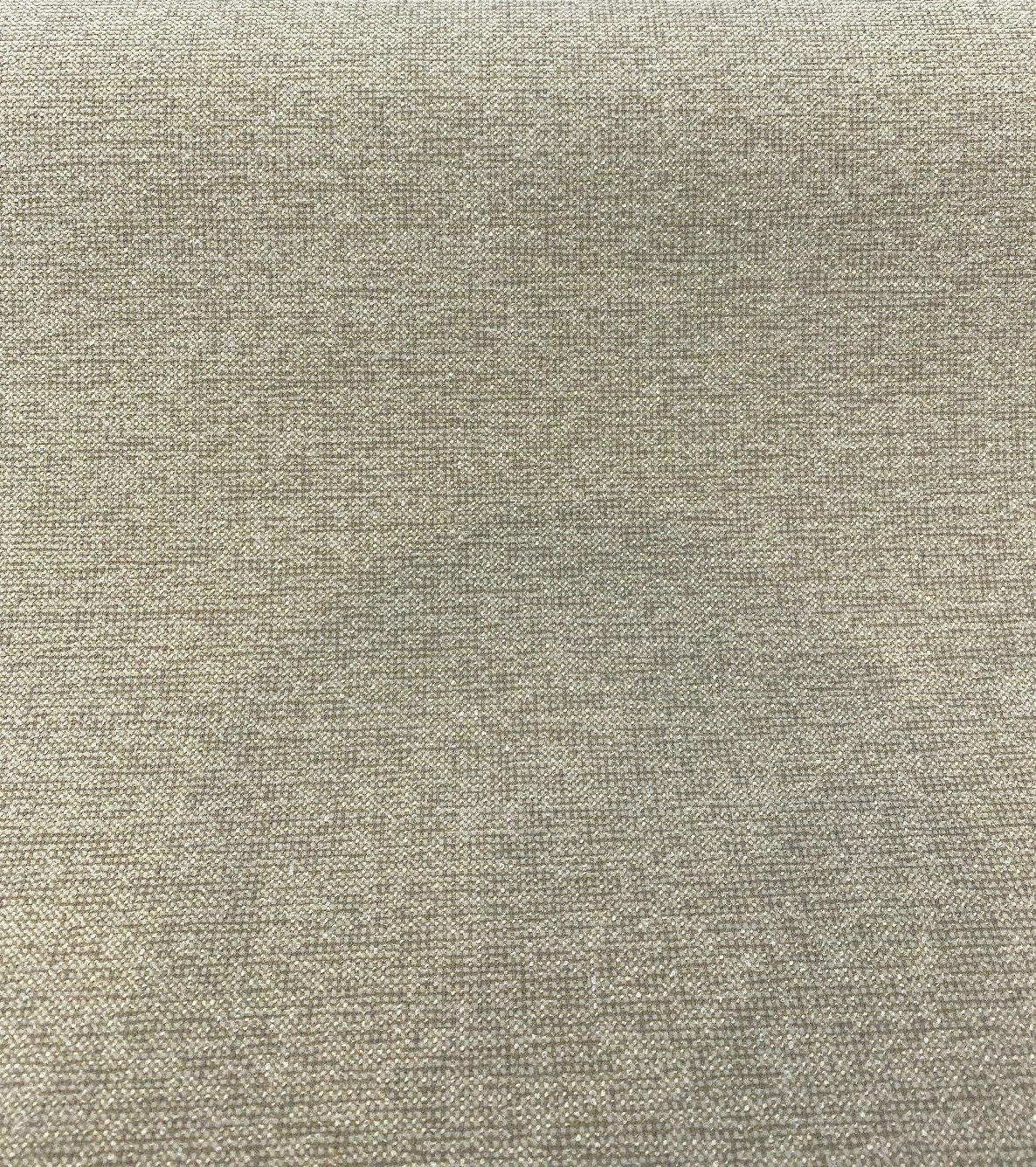 Borealis Stitch Natural Chenille Fabric - Natural With Hints Of Antique Gold And Gray, 54" Width (1 Yard)