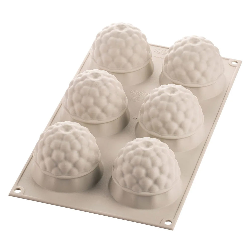 Silikomart SEGRETTI DEL BOSCO Silicone Baking & Freezing Mold, 3.9 oz., 6 Cavities
