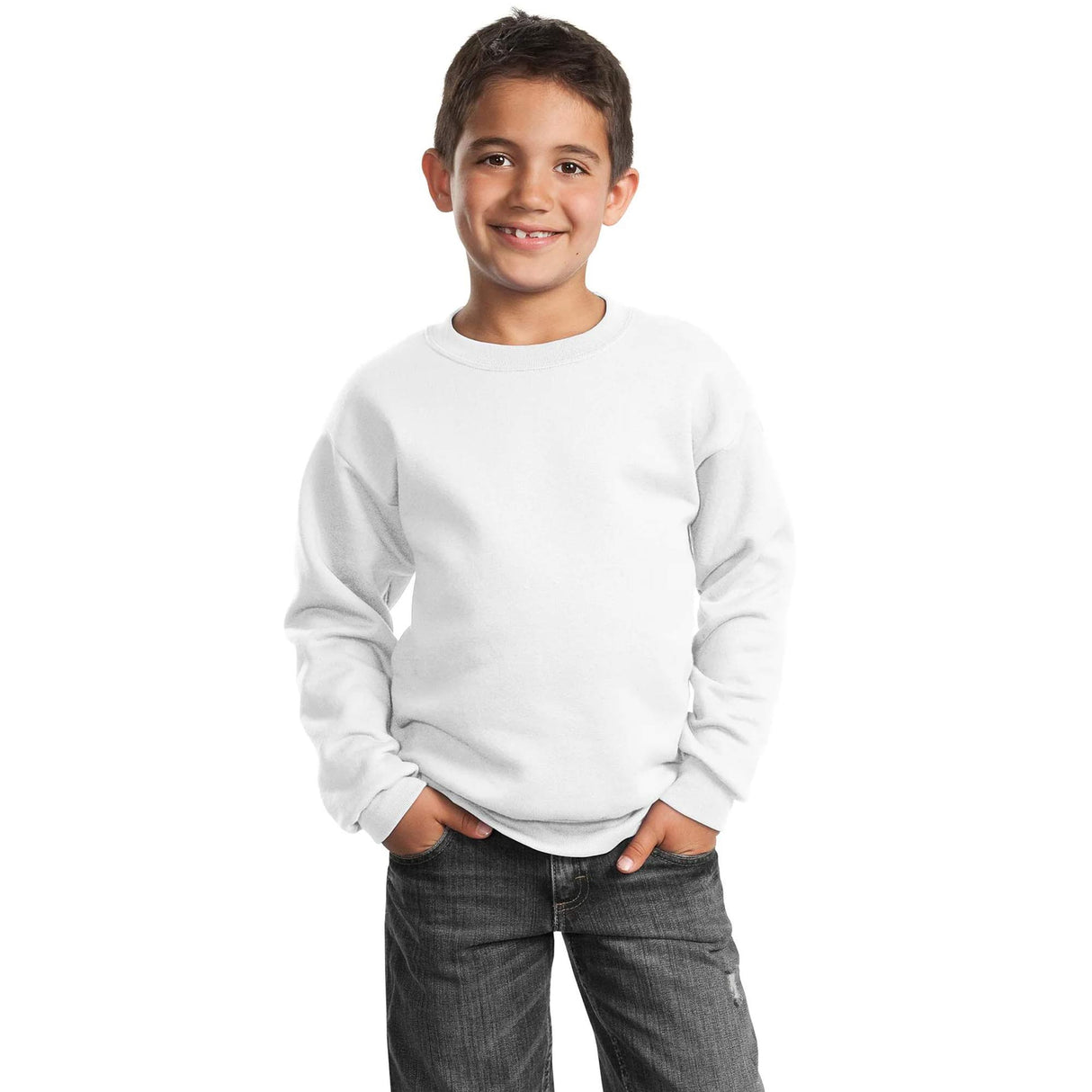 Port & Company® - Youth Core Fleece Crewneck Sweatshirt
