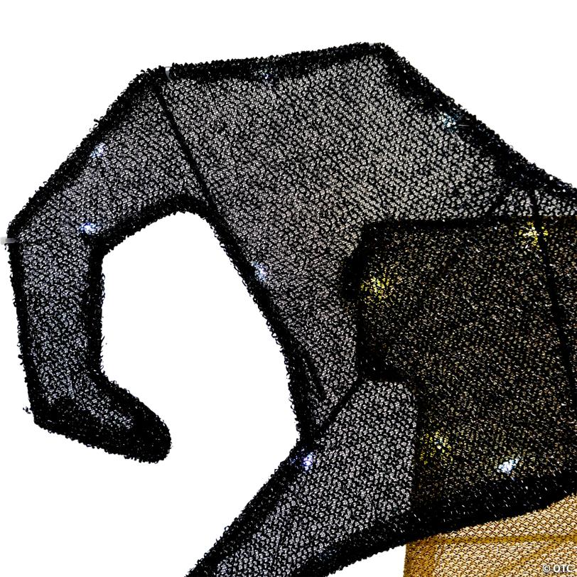 50" LED Lighted Tinsel 'Boo' Outdoor Halloween Decoration