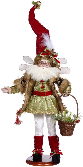 21" 3 French Hens Fairy On Base - Mark Roberts