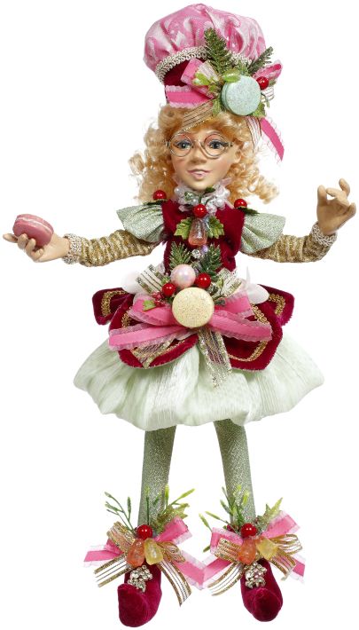 14" North Pole Pretty in Pink Elf, Small - Mark Roberts