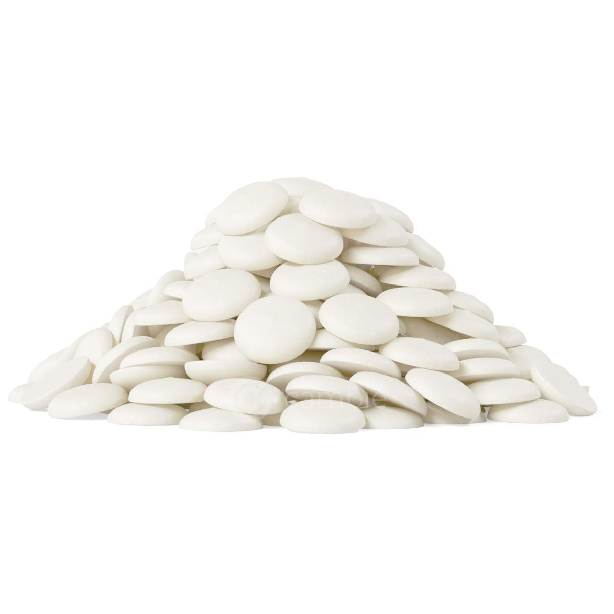 Merckens Super Bright White Chocolate Confectionery Wafers – 5 lb