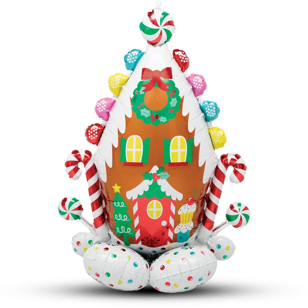 Foil Balloon Gingerbread House AirLoonz