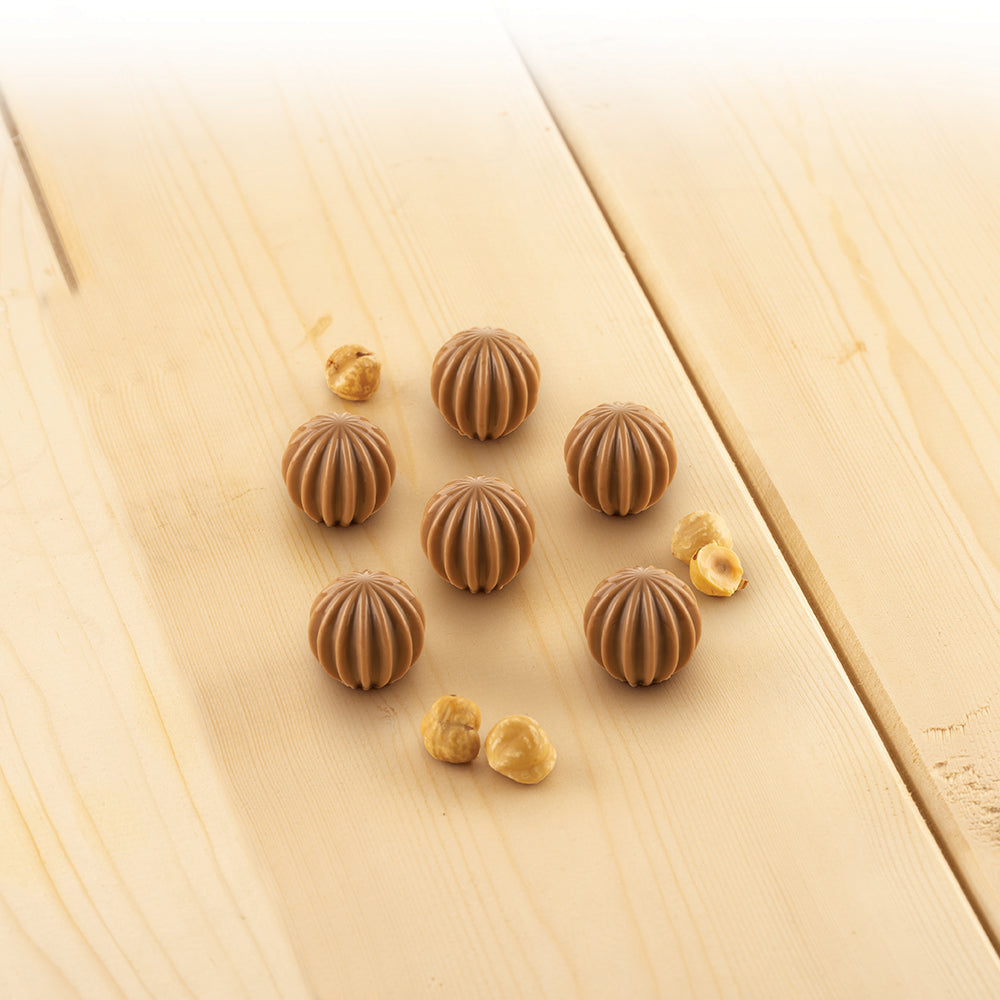 Silikomart Silicone Chocolate Mold, Winter Ball, 14 Cavities