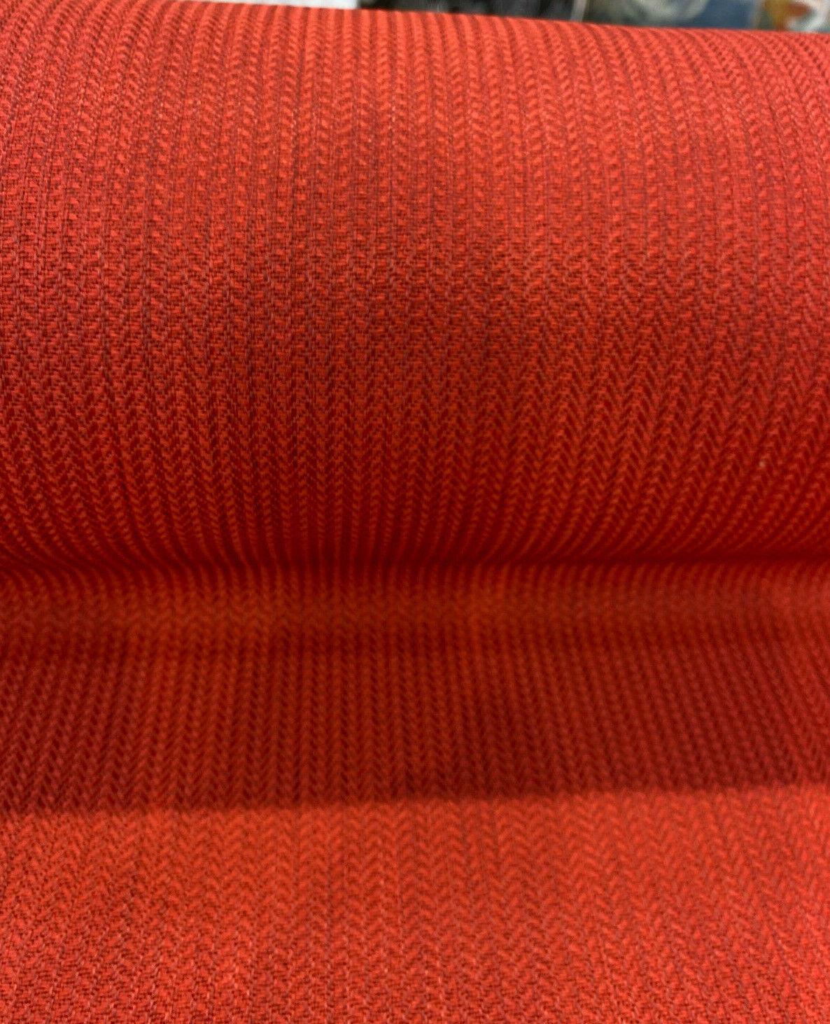 Richloom Outdoor Solarium Woven Ribtex Olefin Fabric - Red, Woven, 54" Width (1 Yard)