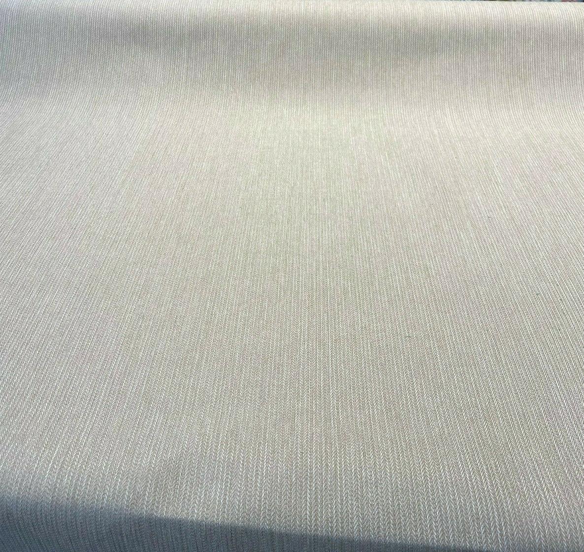 Richloom Outdoor Solarium Woven Ribtex Olefin Fabric - Taupe, Small Stripes, 54" Width (1 Yard)