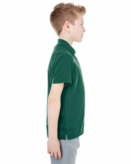 UltraClub® Youth Cool & Dry Mesh Piqué Polo