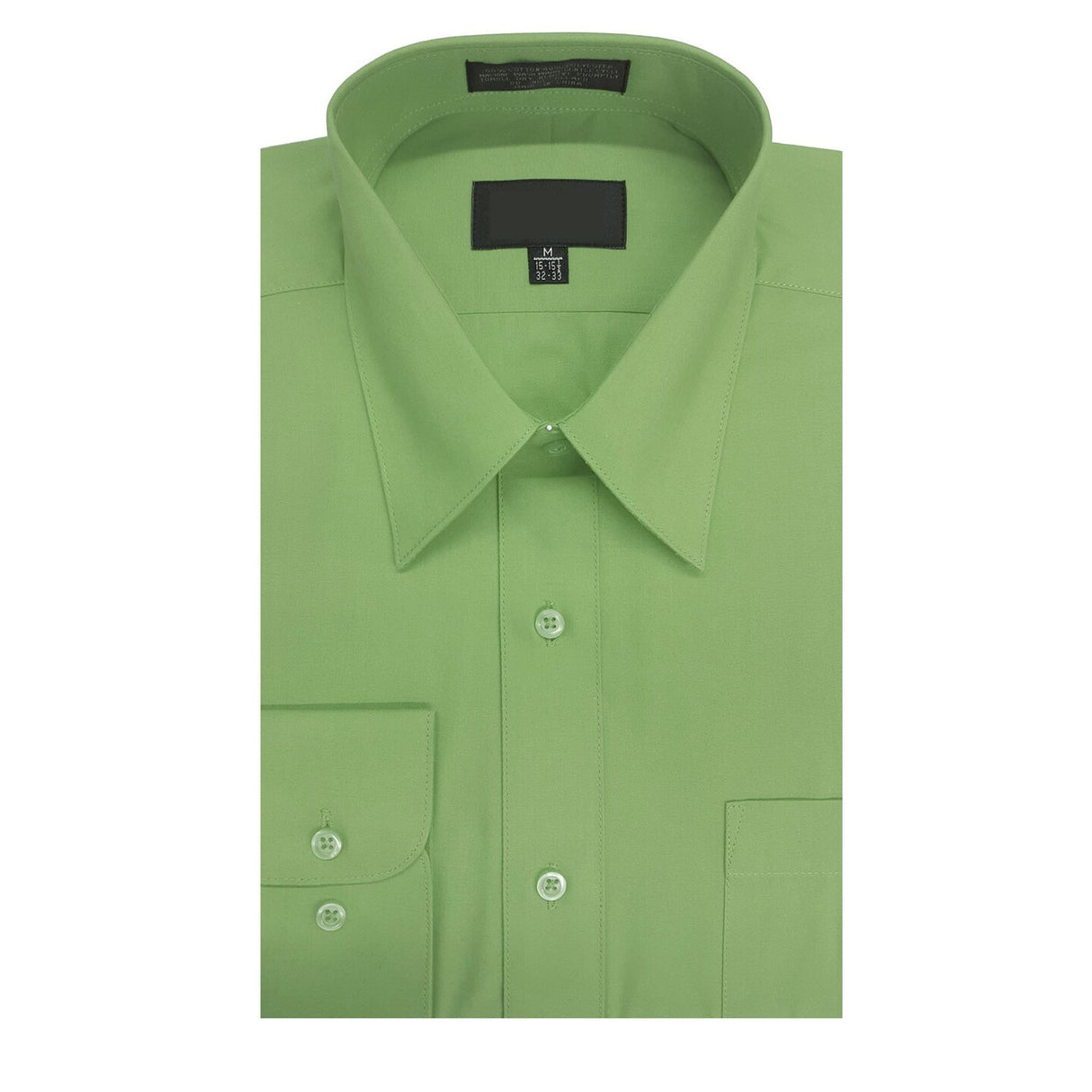 Apple Green long sleeve polo shirt