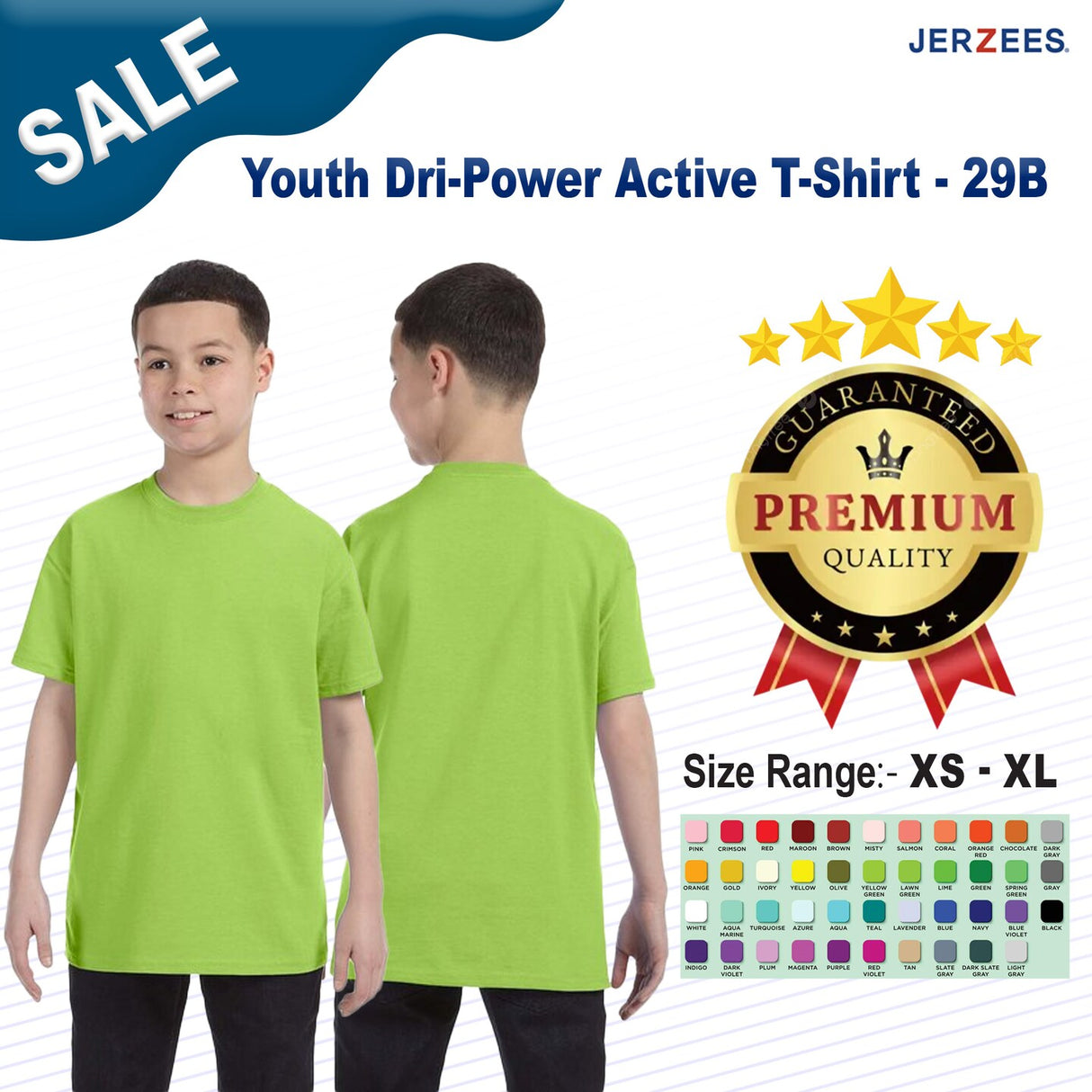 Jerzees® Youth Dri-Power Active T-Shirt