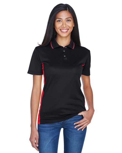 UltraClub® Ladie's Cool & Dry Sport Two-Tone Polo