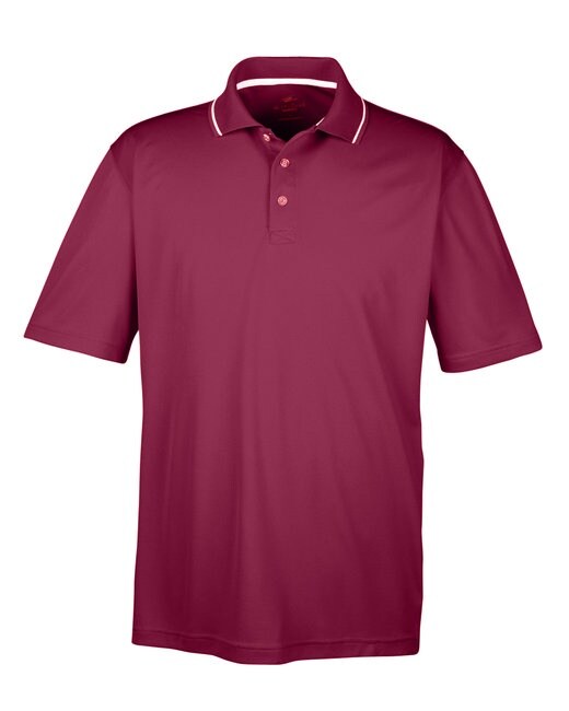 UltraClub® Men's Cool & Dry Sport Two-Tone Polo