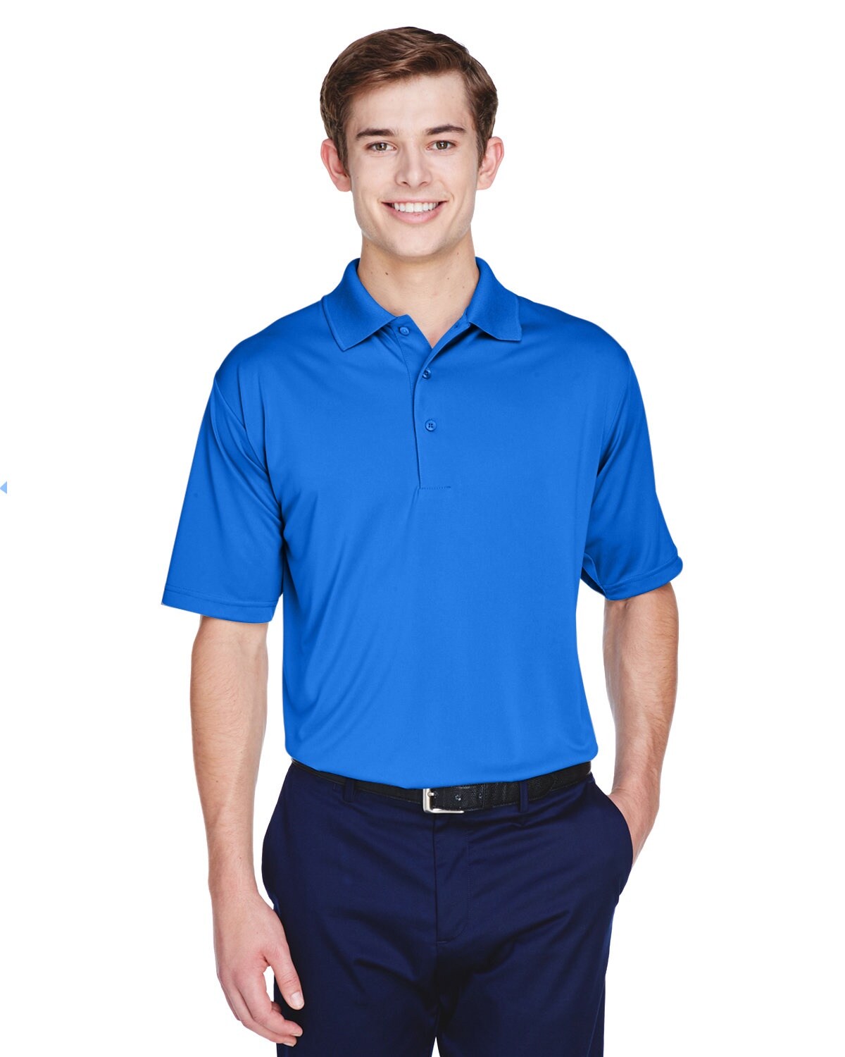 UltraClub® Men's Cool & Dry 8-Star Elite Performance Interlock Polo