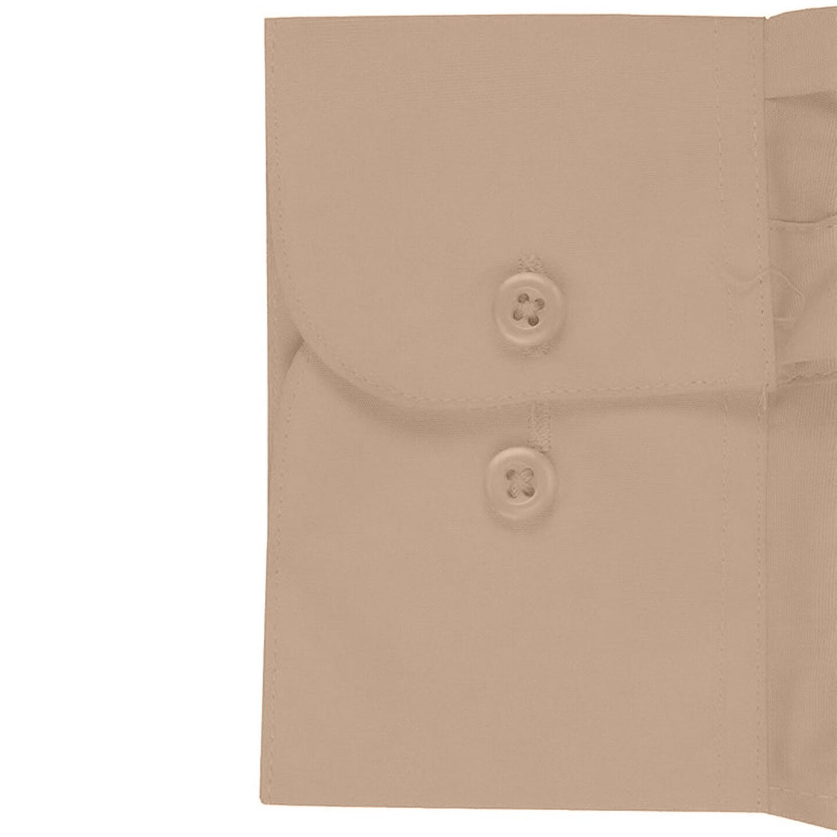 khaki long sleeve Polo shirt