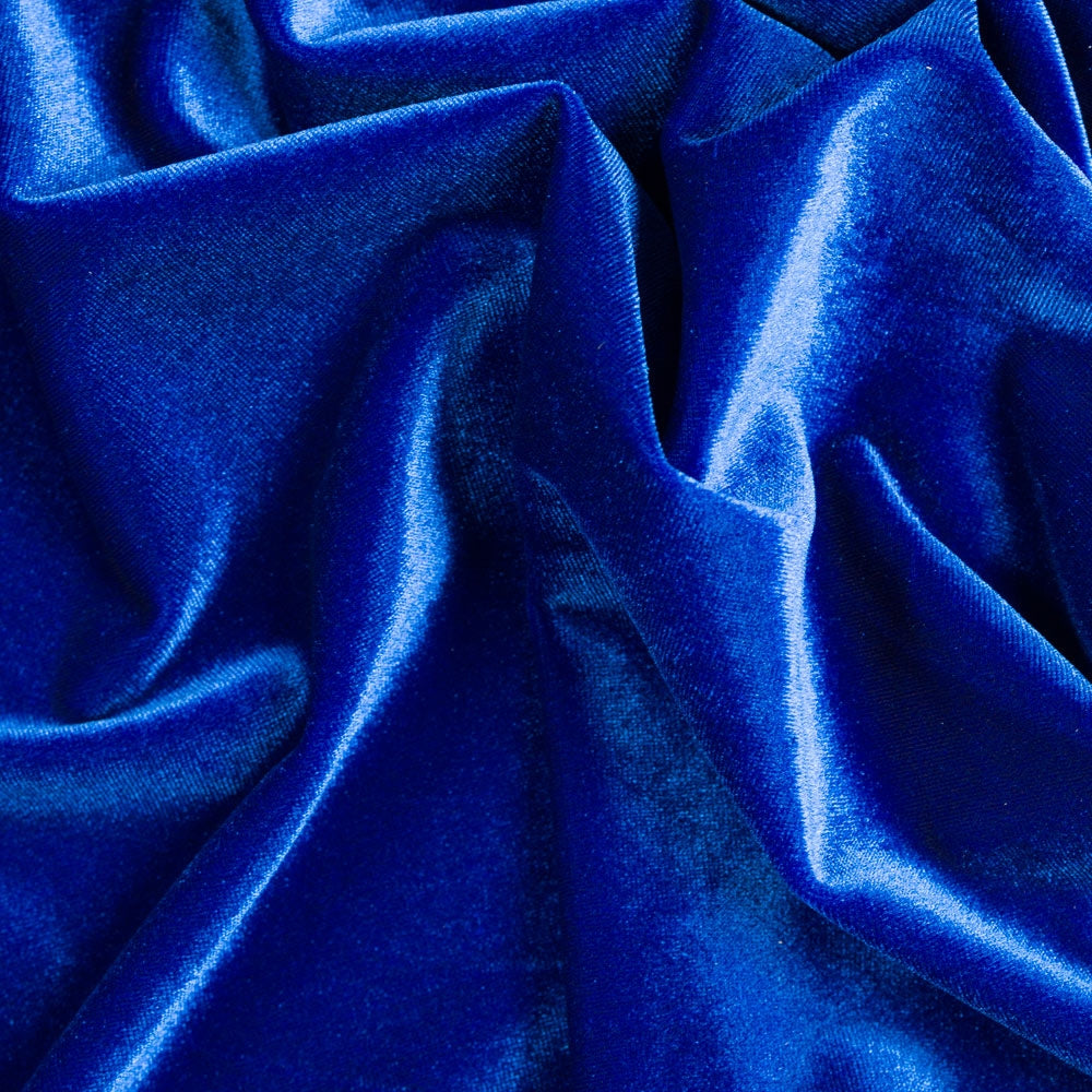 Stretch Velvet Spandex Fabric - 4-Way Stretch, 60" Width, 360 GSM (1 Yard)