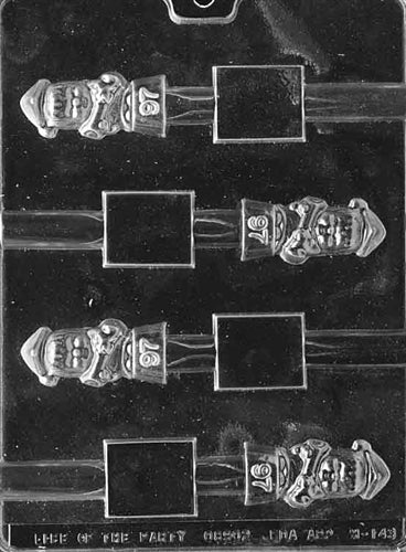 Girl Graduation Pretzel Chocolate Mold - LPM143