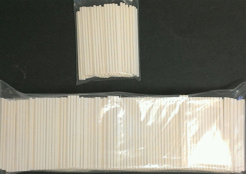 4" x 5/32" Paper Sucker Sticks - 100 pack