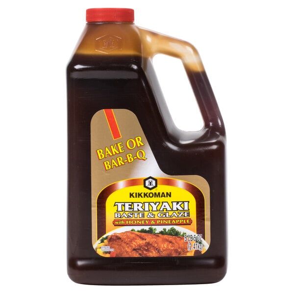 Kikkoman Teriyaki Baste & Glaze with Honey & Pineapple 5.31 lb. - 6/Case