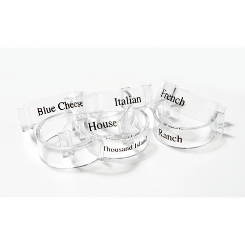 G. E. T. Clips for Salad Dressing Bottle- Set of 8 Clips - Case of 12