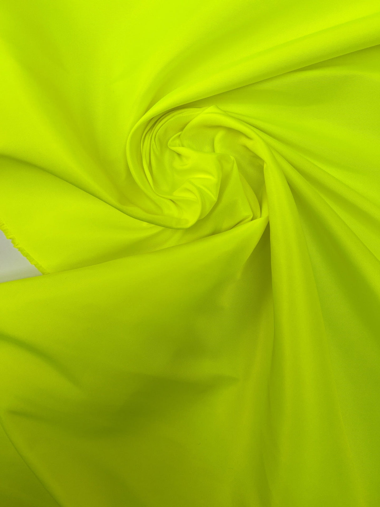 Polyamide Rep Weave Fabric Yellow Green