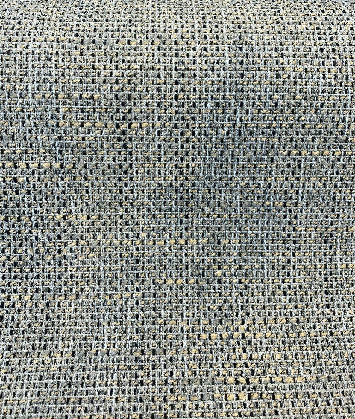 Tafnir Onyx Tweed Chenille Backed Upholstery Fabric - Onyx Tweed, 56" Width (1 Yard)