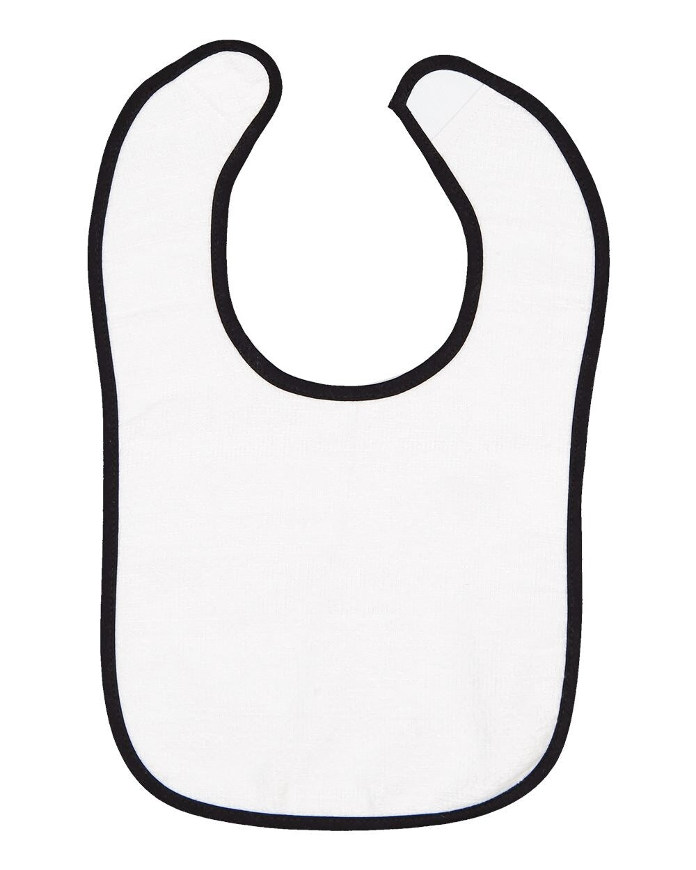 RADYAN® Contrast Trim Terry Bibs for Infants - 1003