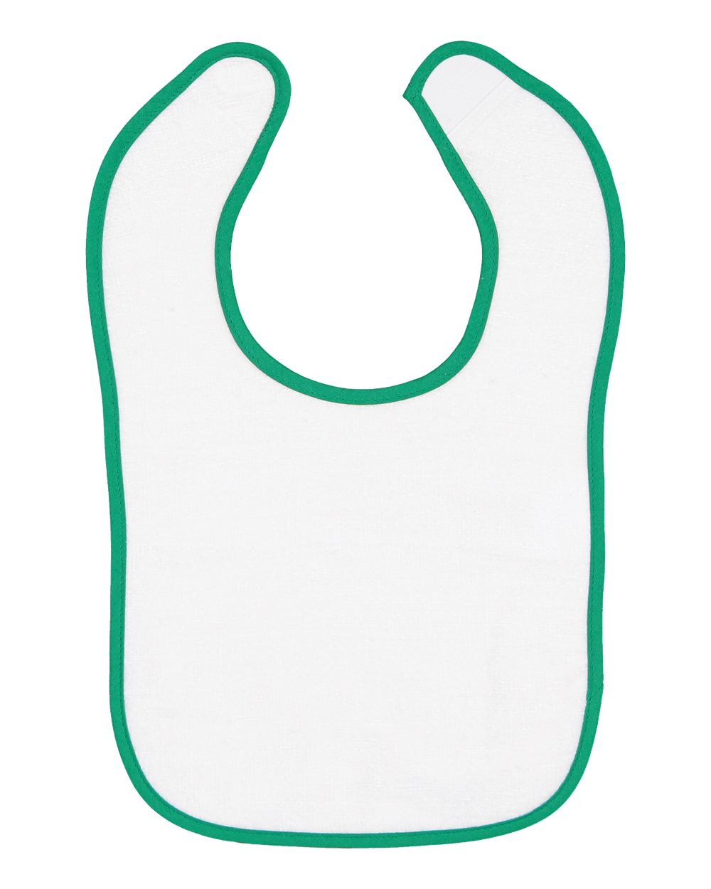 RADYAN® Contrast Trim Terry Bibs for Infants - 1003