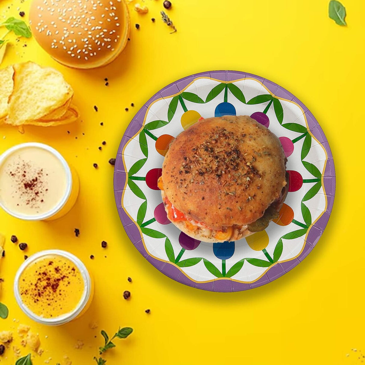 8 Ct. Mother’s Day “Mothers Are a Gift From God” Paper Dessert Plates 7"