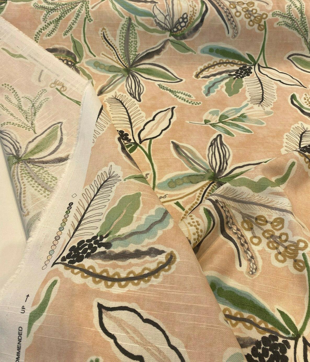 PK Sunny Daze 100 Percent Cotton Fabric - Blush Pink Watercolor Floral, 54" Width (1 Yard)