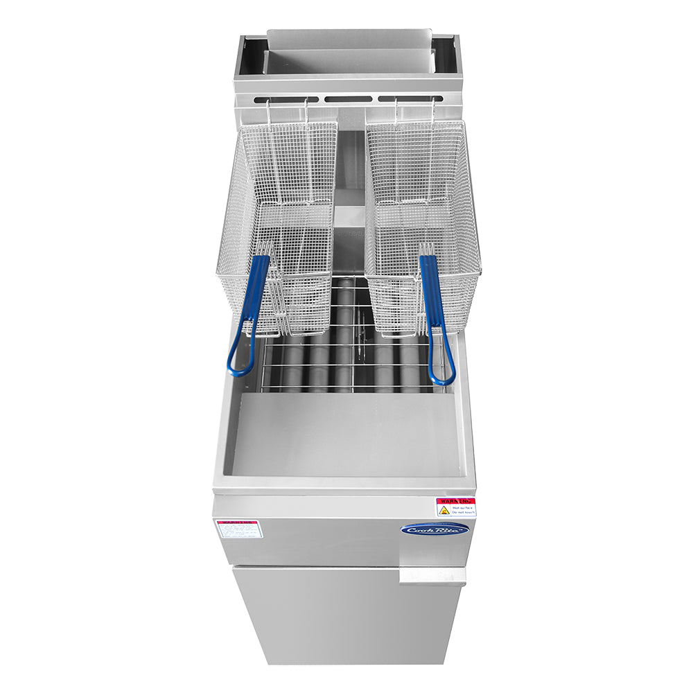 Atosa ATFS-35ES Deep Fryer, 35 LBS, 15-3/5 W"-Natural Gas