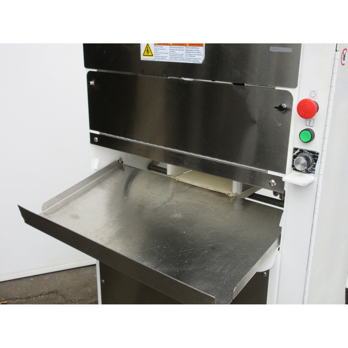 Bloemhof 860L Dough Sheeter & Moulder, Includes 2 Pressure Plates, Used Excellent Condition