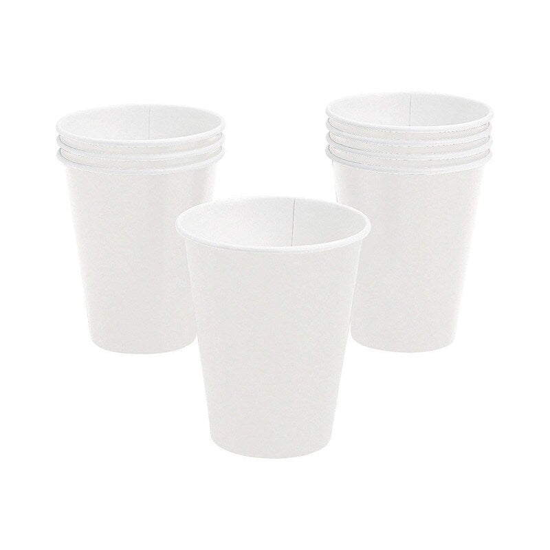 9 oz School Bus Yellow Paper Party Cups – 24 Count Disposable Set