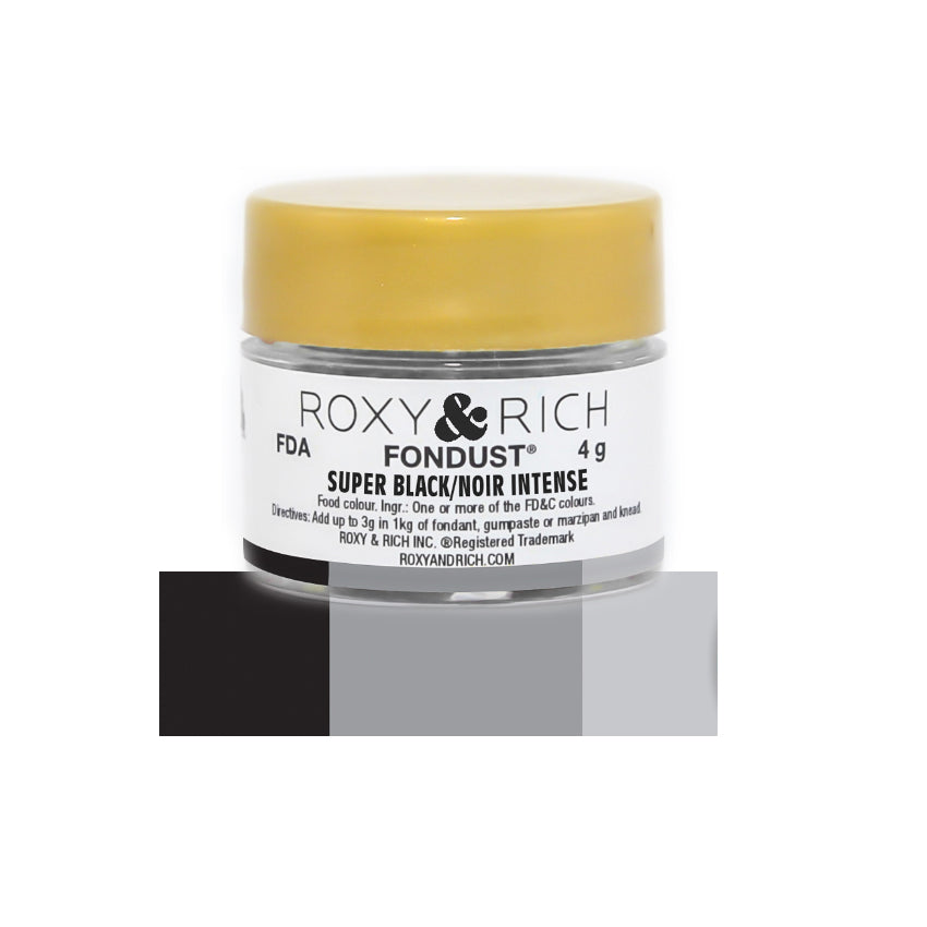 Roxy & Rich Black Fondust, 4 Grams