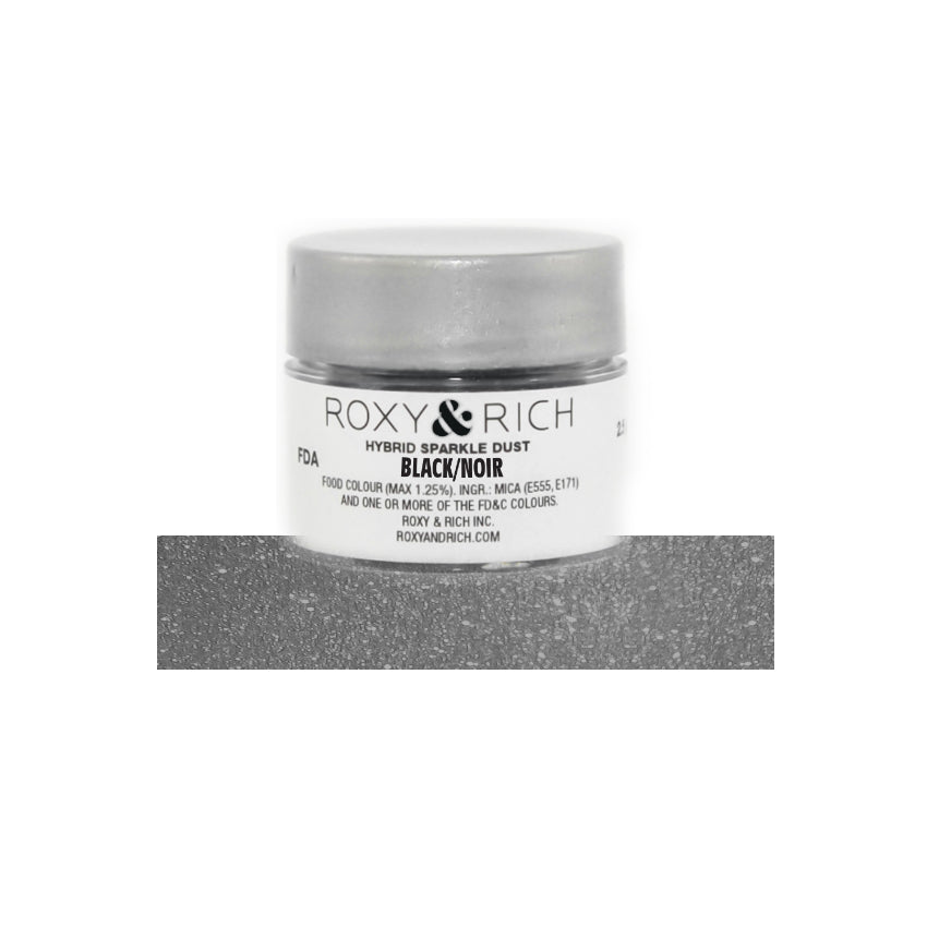 Roxy & Rich Black Hybrid Sparkle Dust, 2.5 Grams