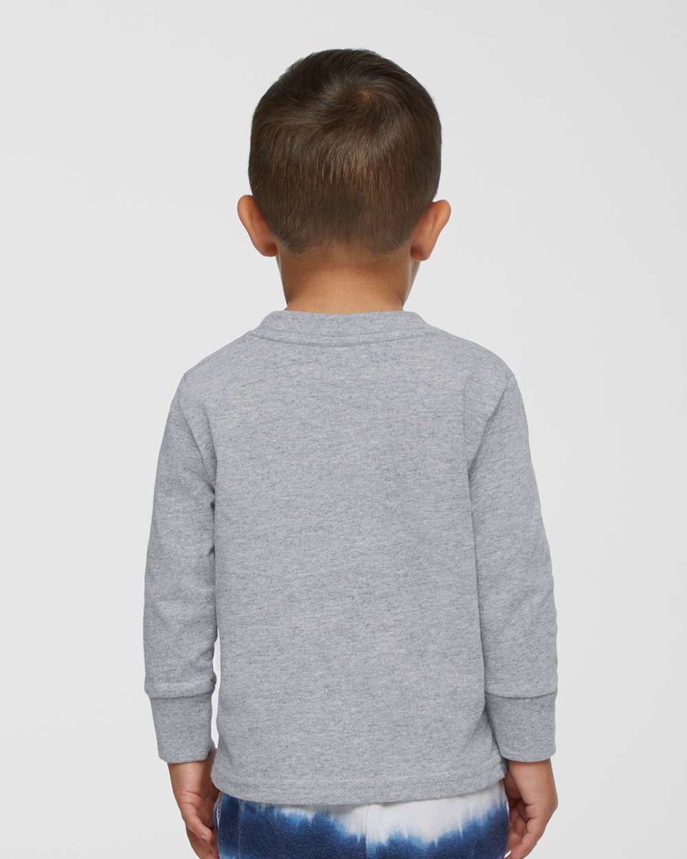 RADYAN® Toddler Cotton Jersey Long Sleeve Crewneck Tee