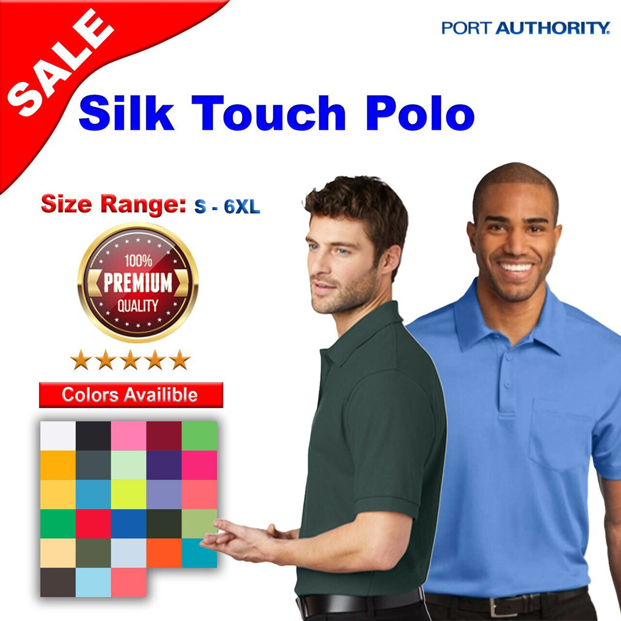 Port Authority® Silk Touch Polo
