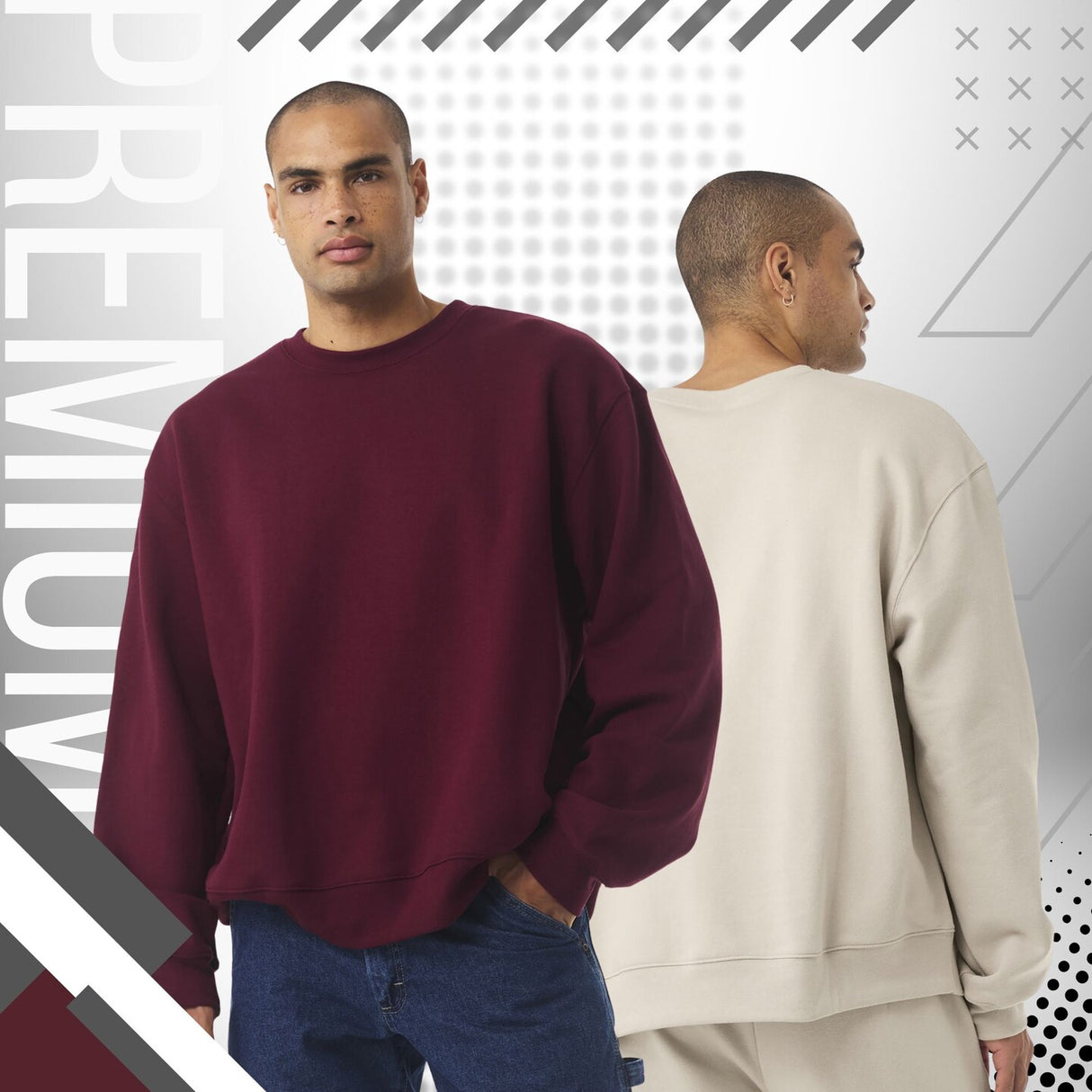 BELLA+CANVAS® Adult 10-Ounce Heavyweight Crewneck Sweatshirt