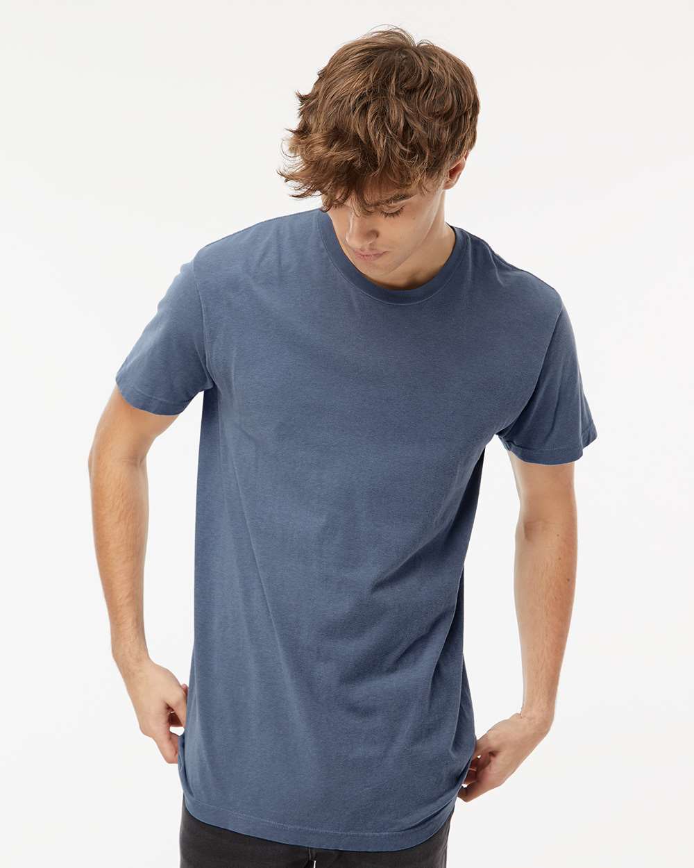 Vintage Garment-Dyed Crewneck Short Sleeve T-Shirt