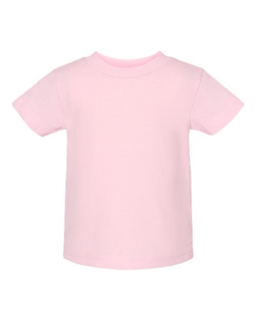 RADYAN® Infant Cotton Crewneck Short Sleeve Jersey T-shirt