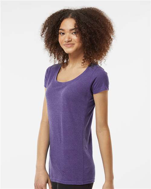 Tultex® Women's Poly Rich Scoop Neck Short Sleeve Tee