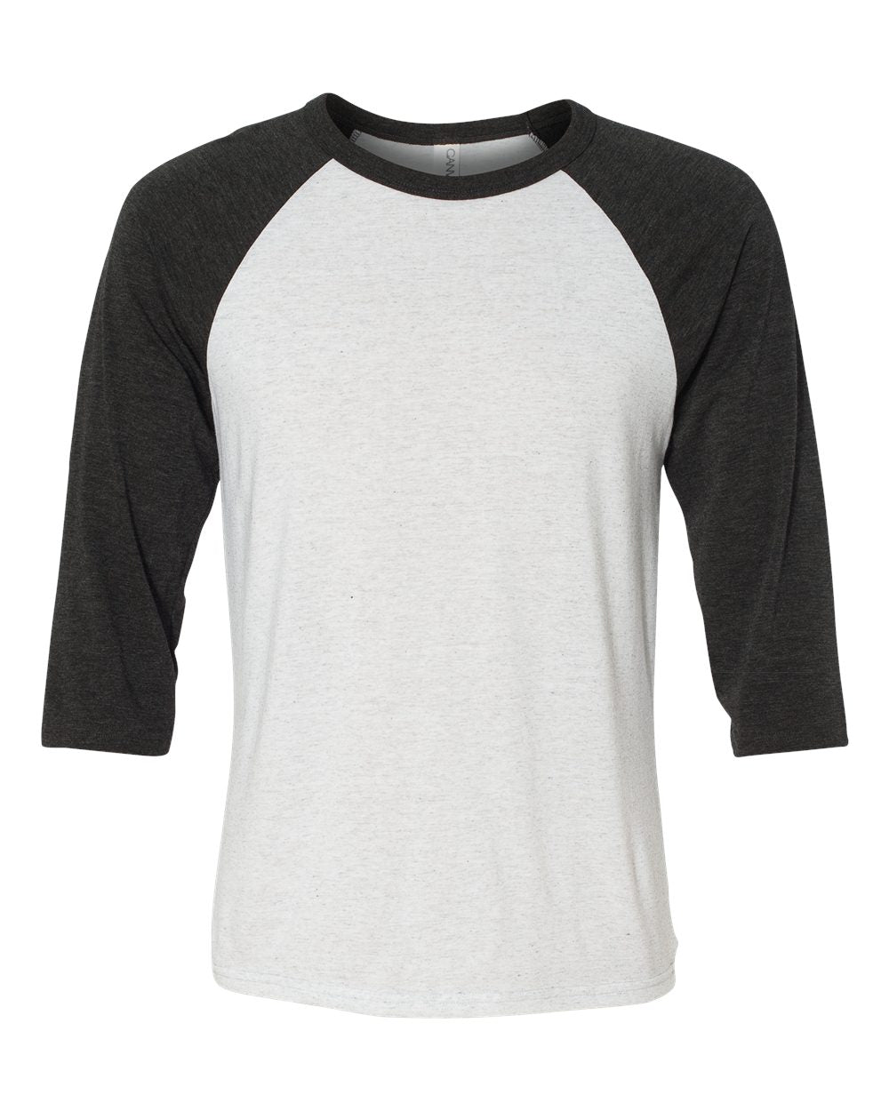 BELLA + CANVAS® Three-Quarter Crewneck Baseball T-Shirt